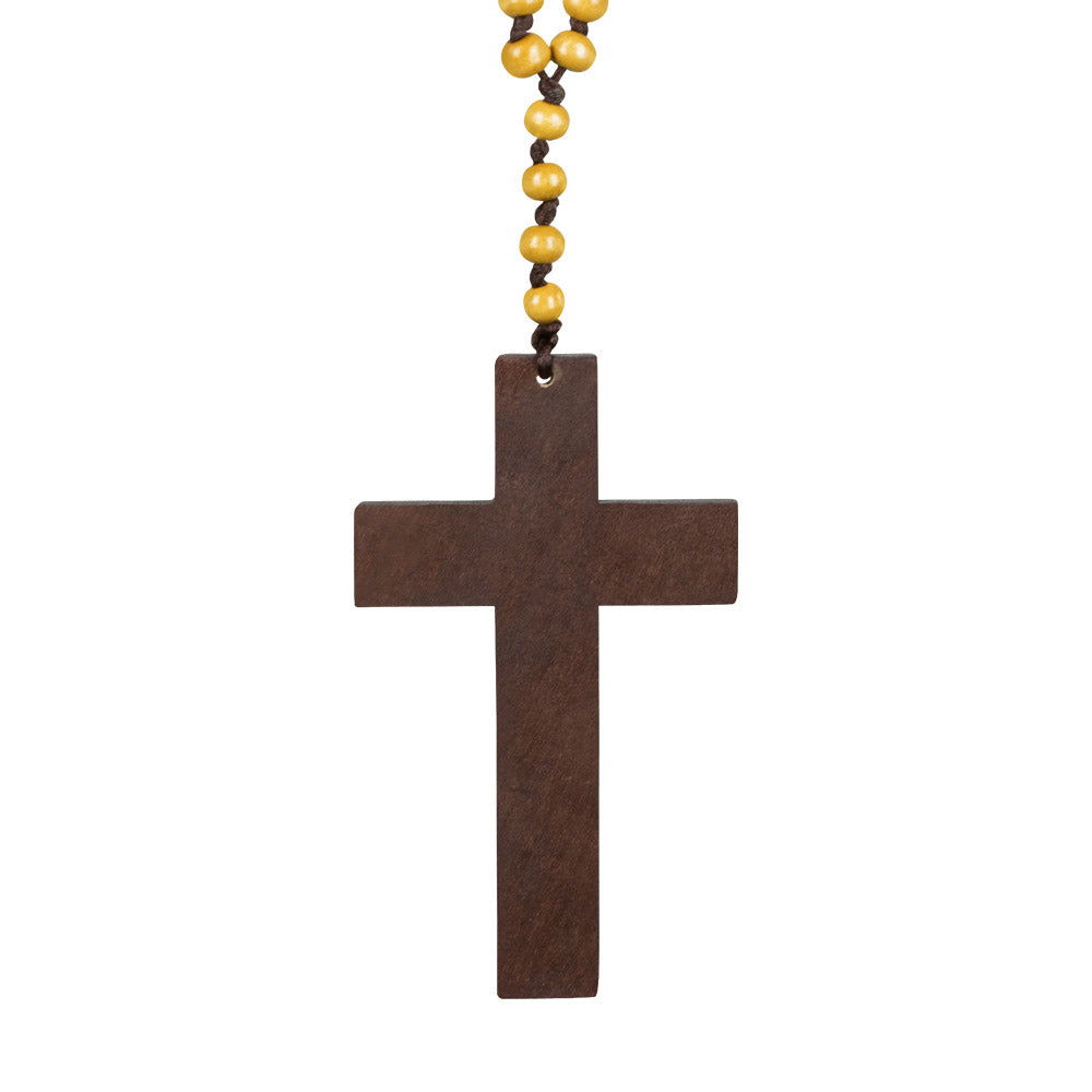 Chapelet Religieux Bois - Croix Accessoire Costume Religieux