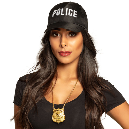 Badge Police Doré Special Police - Accessoire Costume