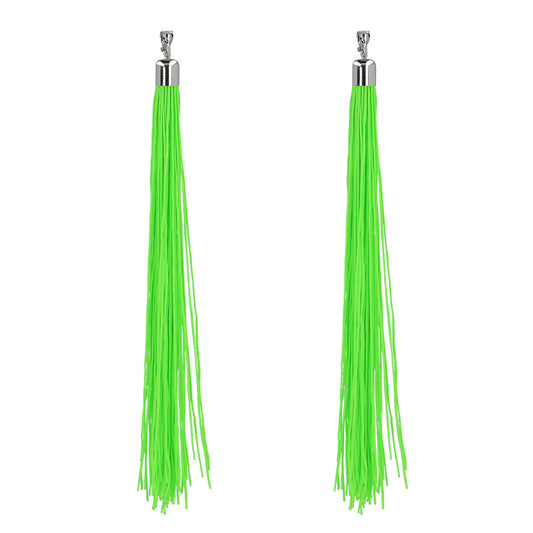 Boucles d'Oreilles Gland Fluo UV Blacklight Vert Néon
