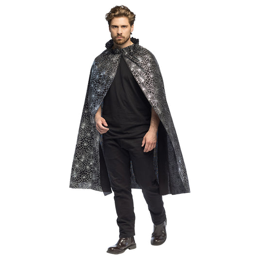 Cape Araignée Noire 115 cm - Déguisement Mystérieux