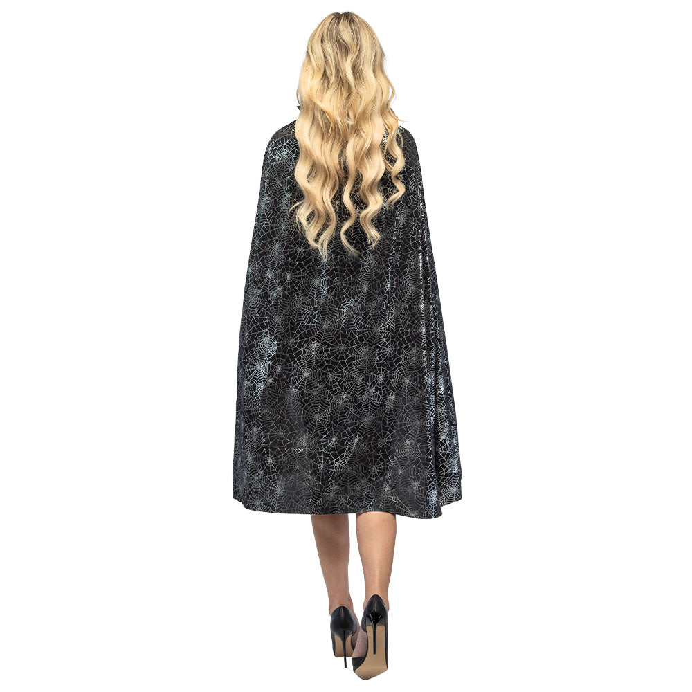 Cape Araignée Noire 115 cm - Déguisement Mystérieux