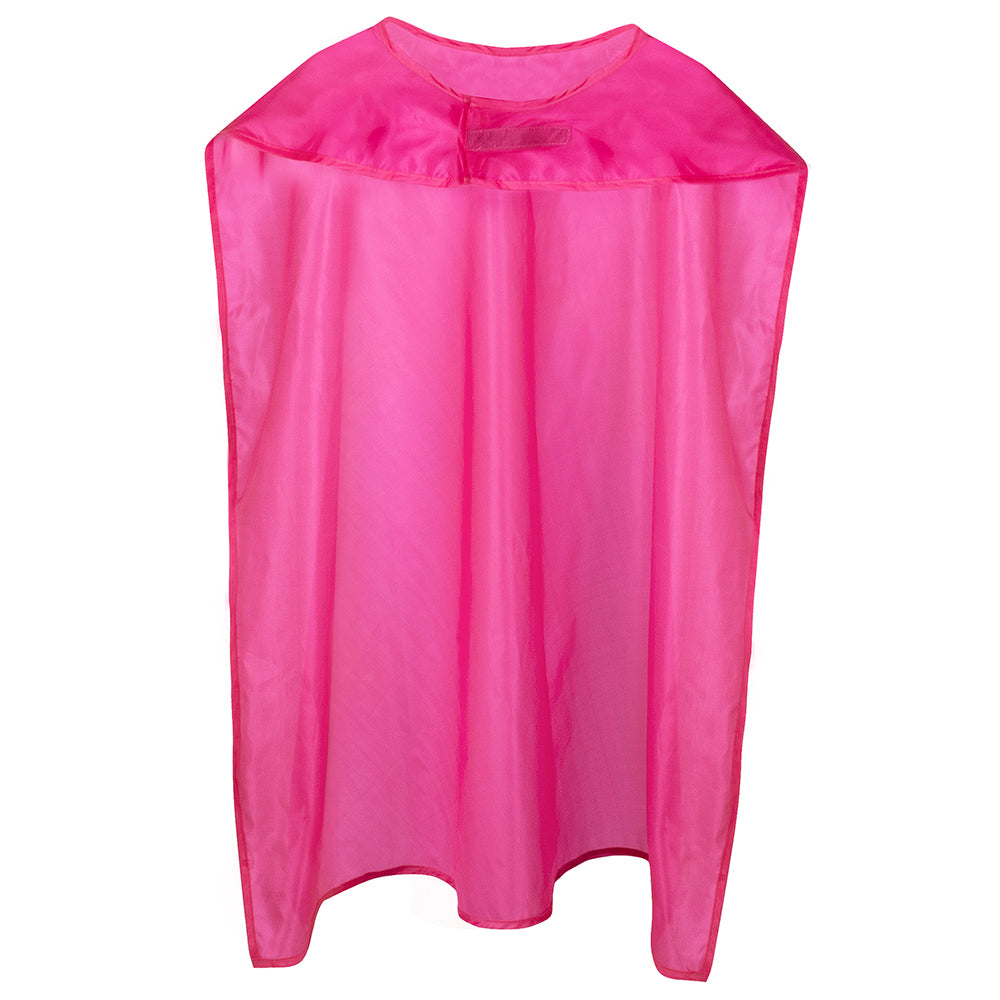 Cape et Masque de Super-héros Rose Fluo pour Adulte