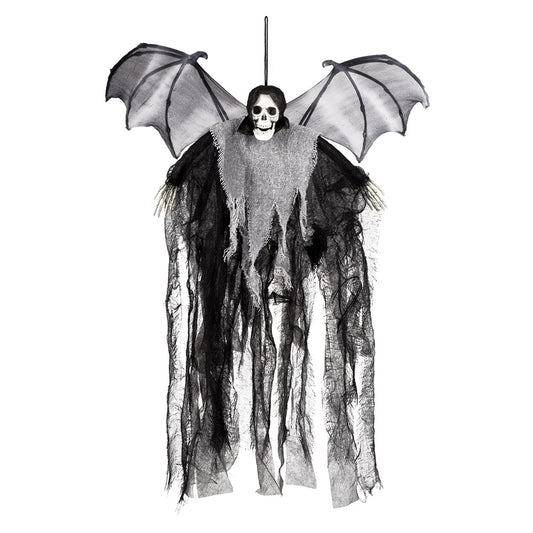 Décoration Suspendue Squelette Chauve-souris Halloween 60cm