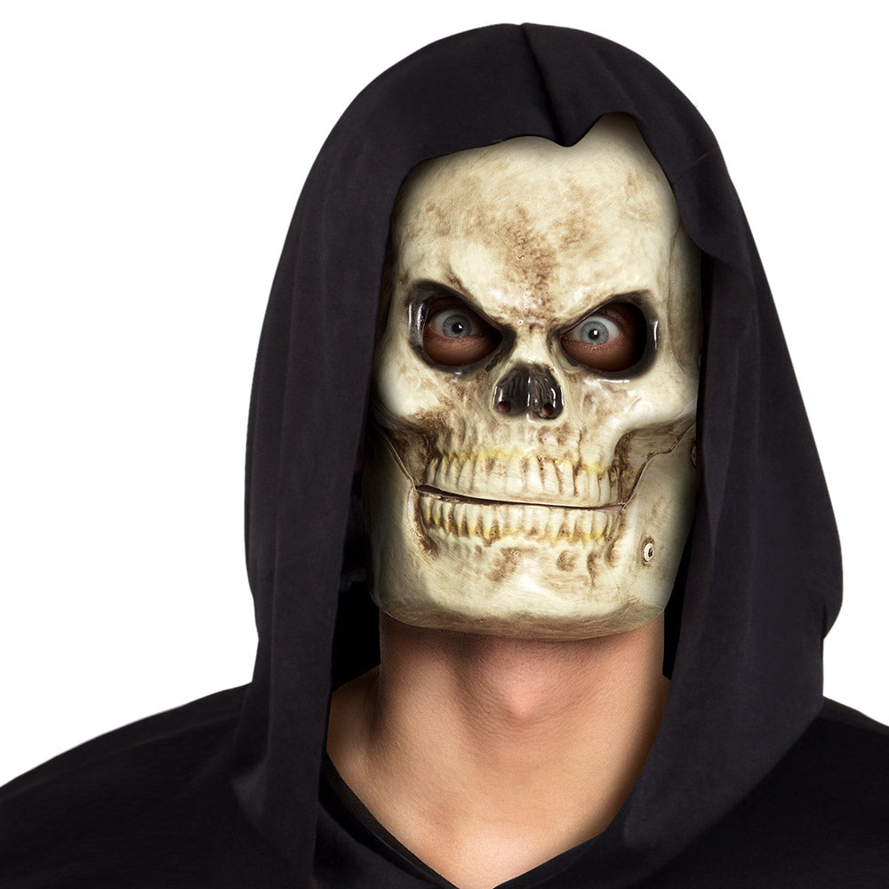 Masque Crâne Animé avec Mâchoire Mobile - Déguisement Halloween