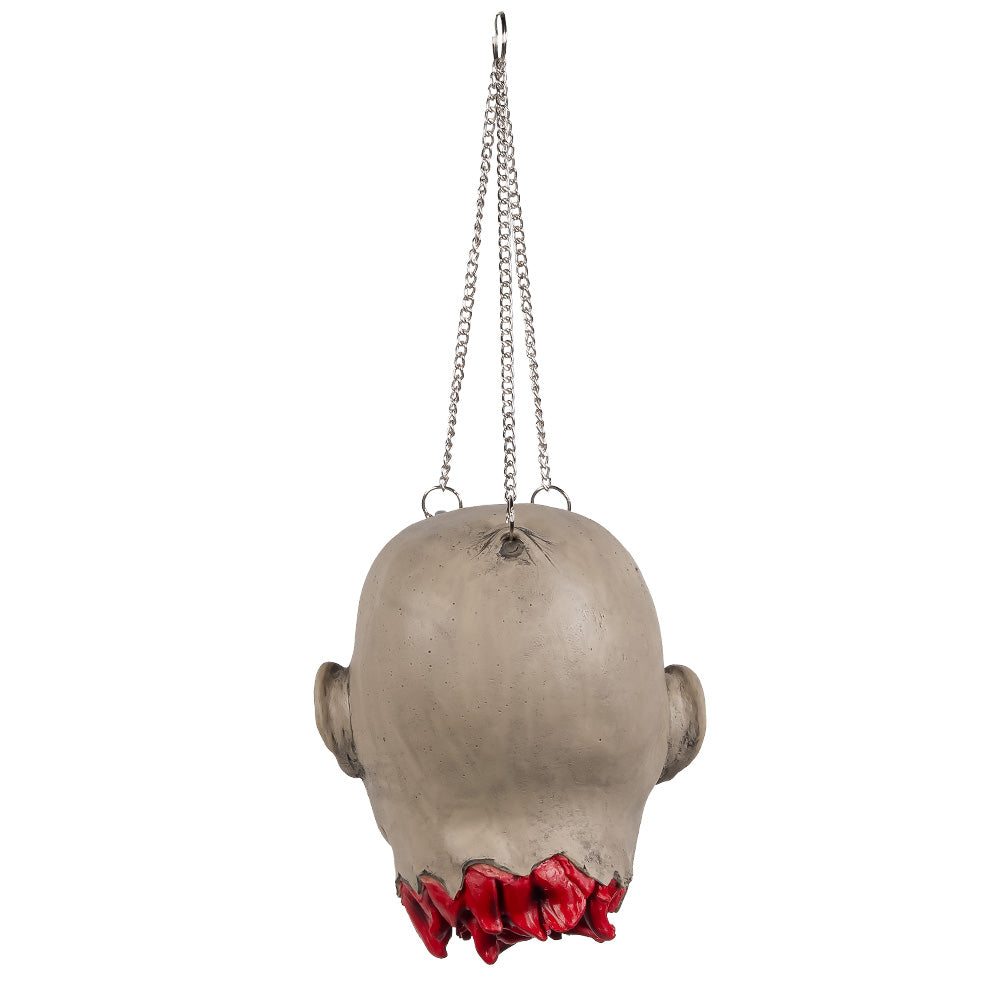 Tête Zombie Sanglante Suspendue - Décoration Halloween Horrifique