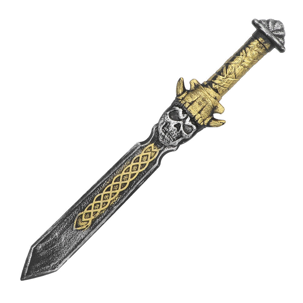 Épée de Guerrier Médiéval Noire et Or - Accessoire Déguisement
