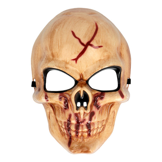 Masque Crâne Sanglant Squelette avec Lunettes Noires