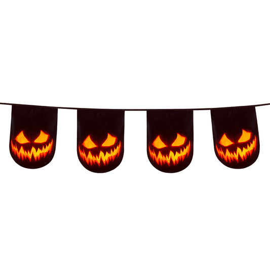Guirlande Halloween Citrouille Terrifiante Jack-O'-Lantern