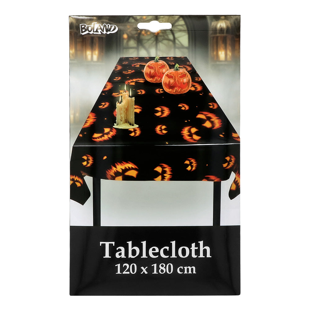 Nappe Halloween Citrouilles Terrifiantes 120x180 cm