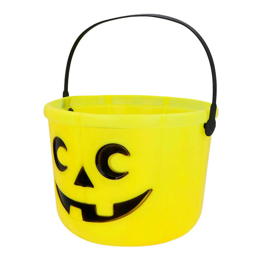 Seaux Citrouille Halloween 4 Couleurs Fluo - Bonbons & Friandises