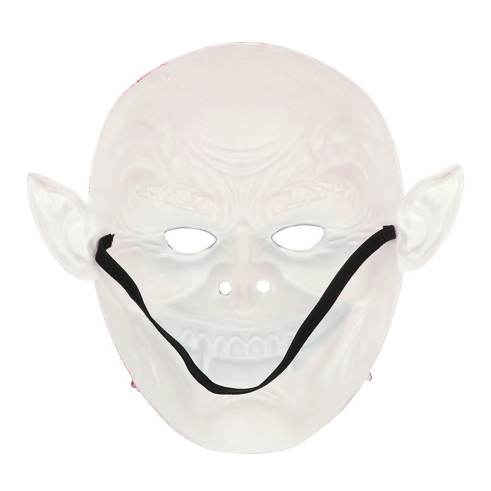 Masque Démon Rose Effrayant avec Crocs - Halloween