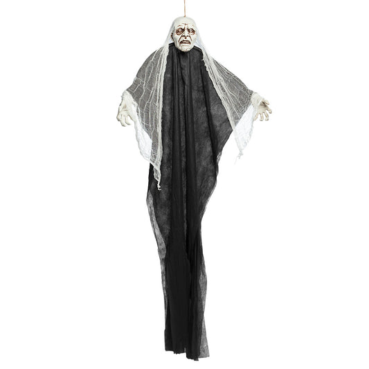 Fantôme Suspendu Lumineux et Sonore - Décoration Halloween