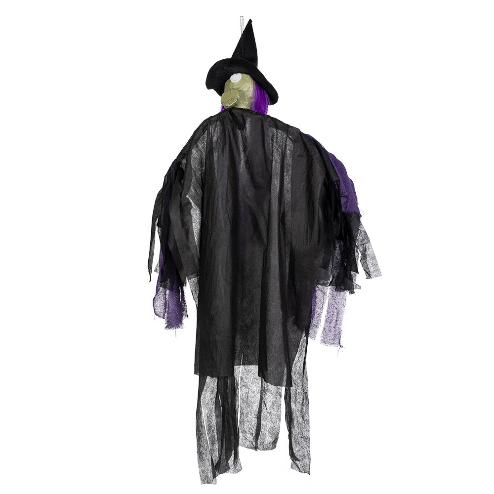 Sorcière Lumineuse Halloween - Déguisement Suspendu avec LED
