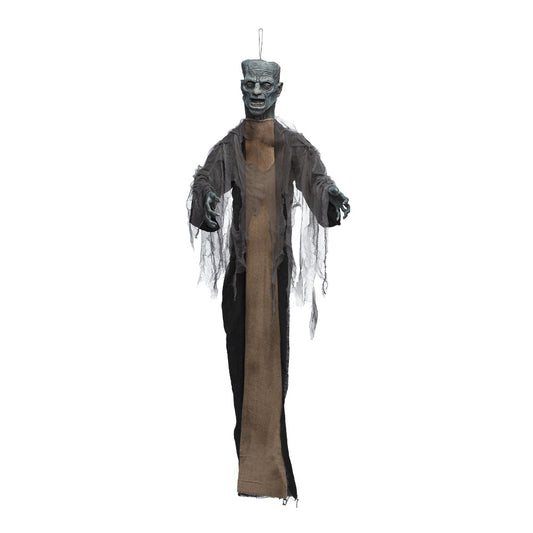 Fantôme Zombie Suspendu Illuminé - Décoration Halloween Animée