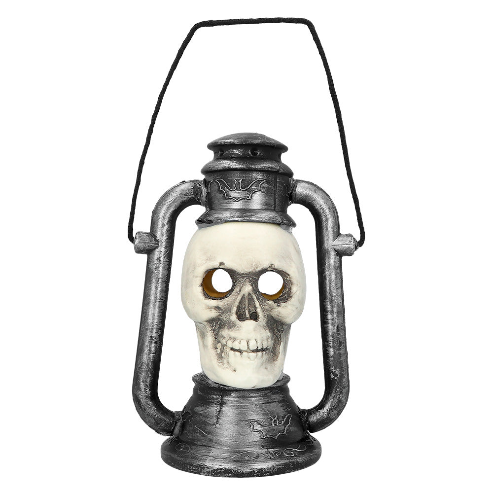 Lanterne Crâne Lumineux Halloween - Décoration Gothique LED