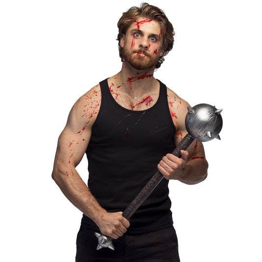 Massue de Guerrier avec Pics - Accessoire Déguisement Médiéval