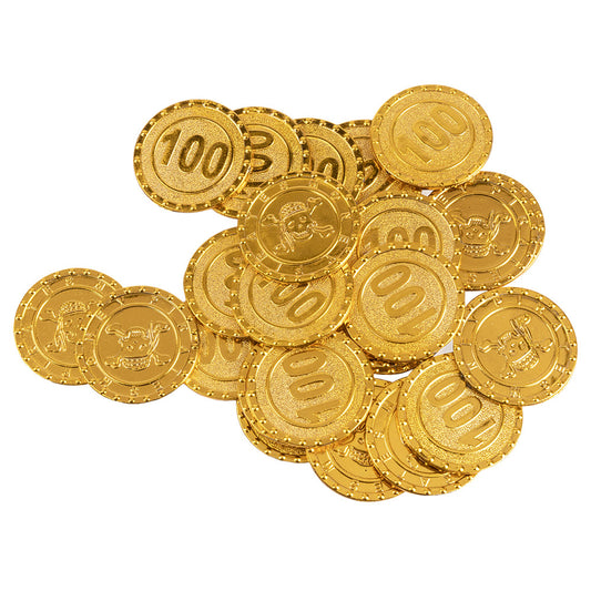 Pièces d'Or Pirate 24 pcs - Accessoire Déguisement Trésor