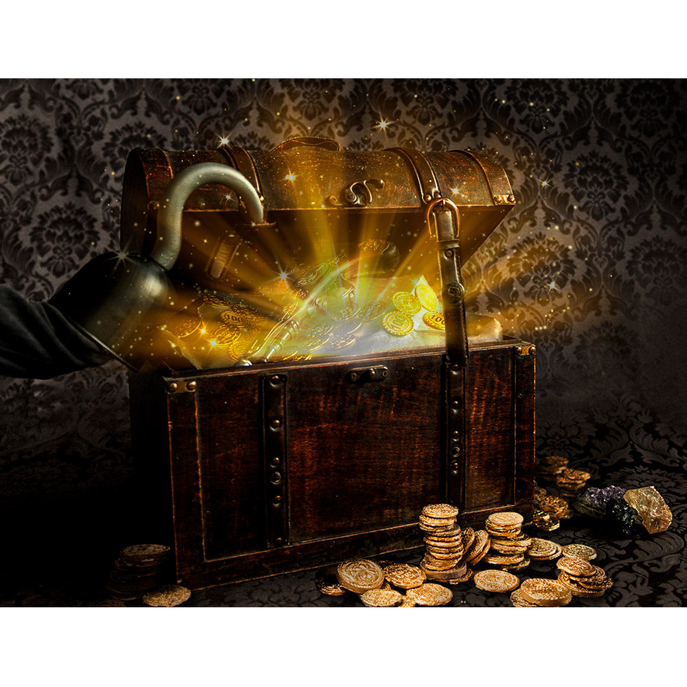 Bourse à Pièces Pirate Crâne et Tibias - Accessoire Déguisement