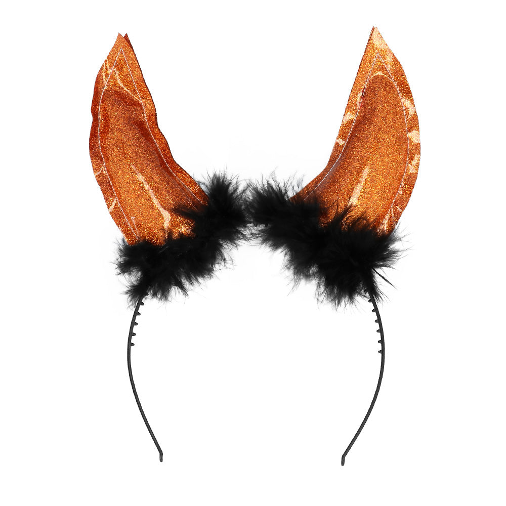 Cornes Diable Glitter avec Cheveux - 5 Coloris Disponibles