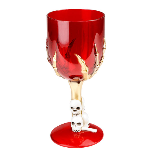 Verre Vampire Calice Gothique - Set 3 Verres Décor Crânes