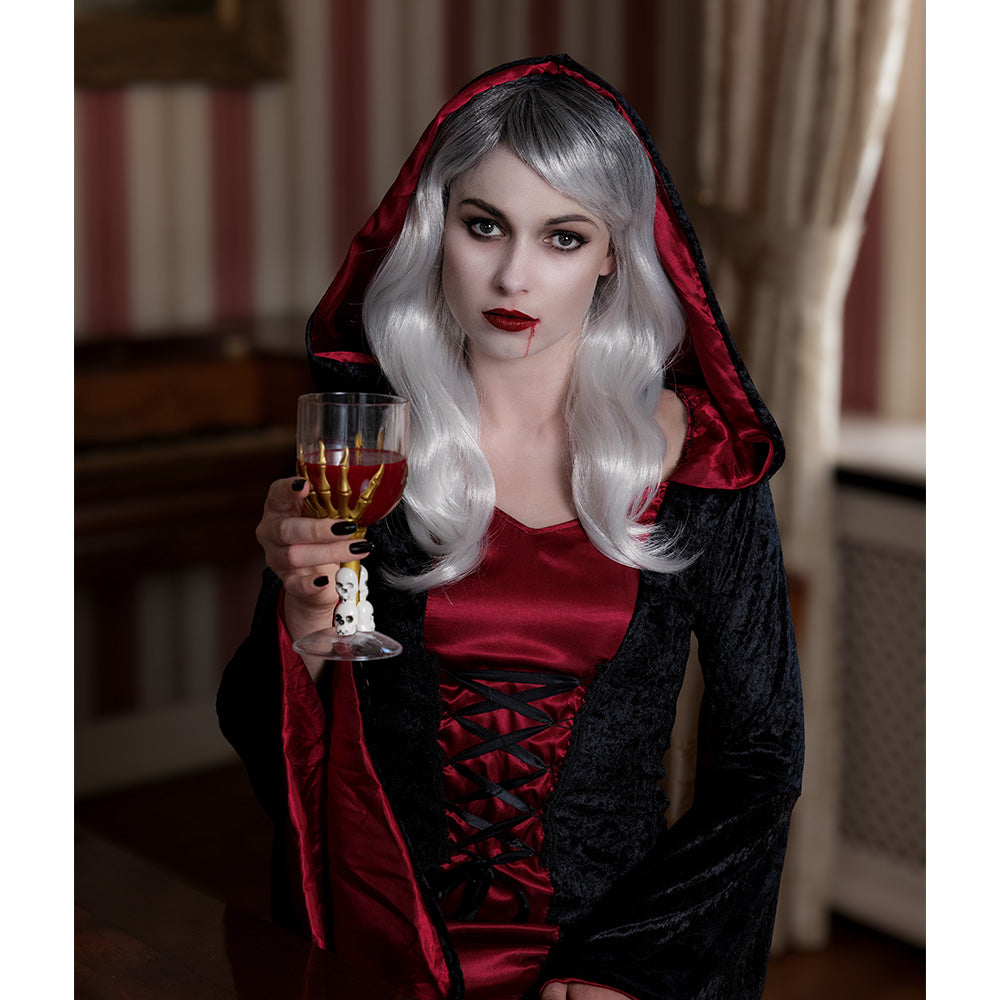 Verre Vampire Calice Gothique - Set 3 Verres Décor Crânes