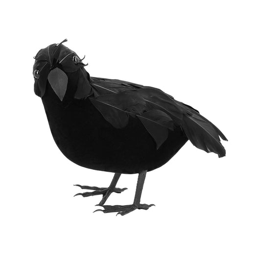 Corbeau Noir Réaliste - Accessoire Décoration Halloween