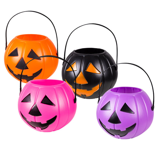 Citrouille Halloween Lumineuse - Panier Bonbons 4 Couleurs