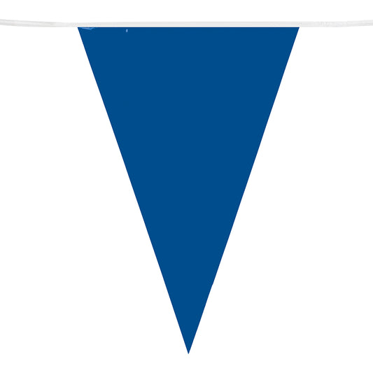 Bannière Triangulaire Bleu Marine 20x30 cm - Décoration Fête