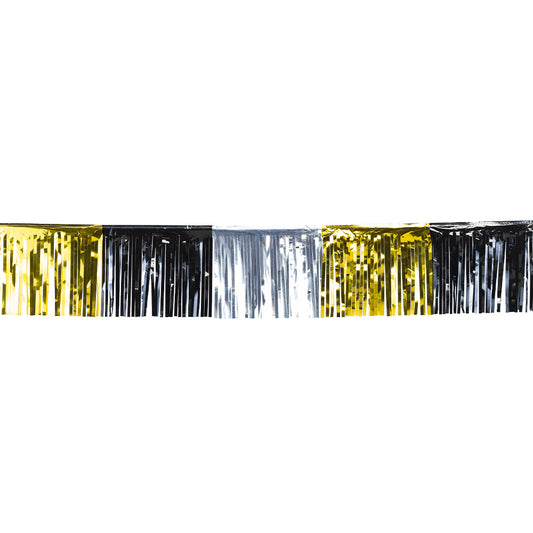 Guirlande Frangée Métallisée Multicolore - Décoration Fête
