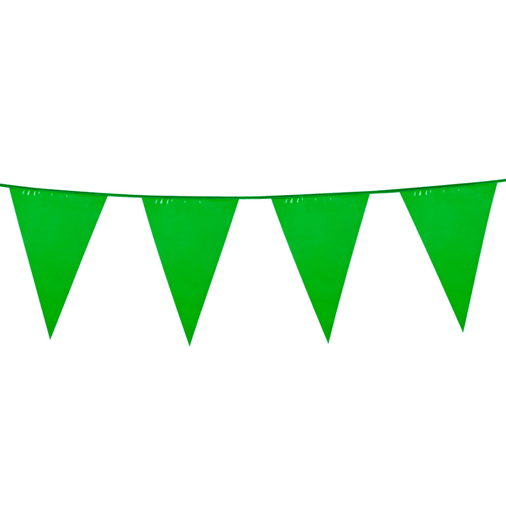 Guirlande Fanions Vert Clair 4m - Décoration Fête Réussi