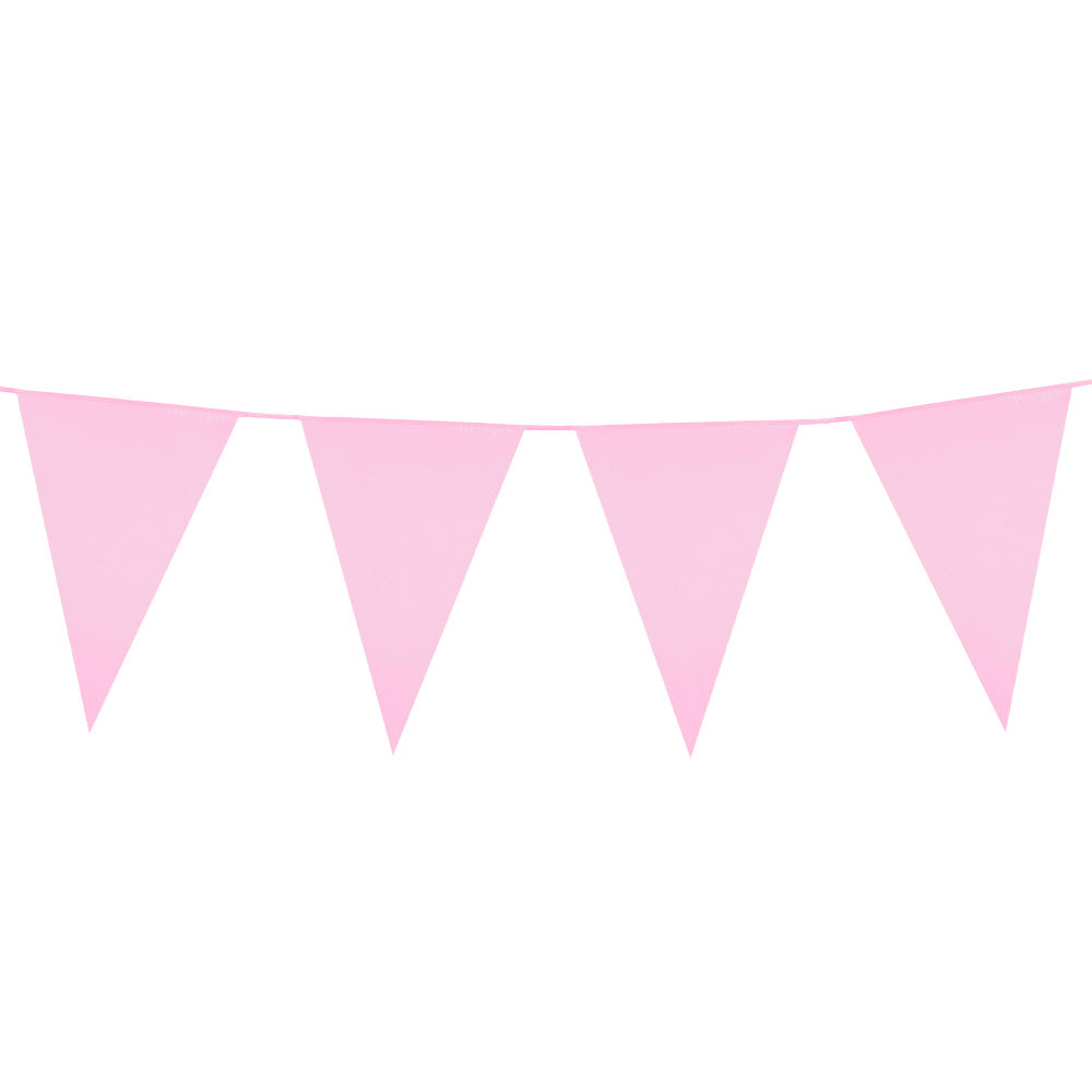 Guirlande de Fanions Rose 3,6 m - Décoration de Fête