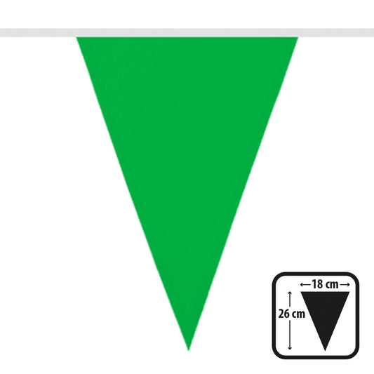 Guirlande Fanions Vert 6M - Décoration Fête Anniversaire