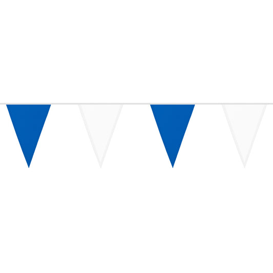 Guirlande Fanions Bleu et Blanc 6M - Décoration Fête