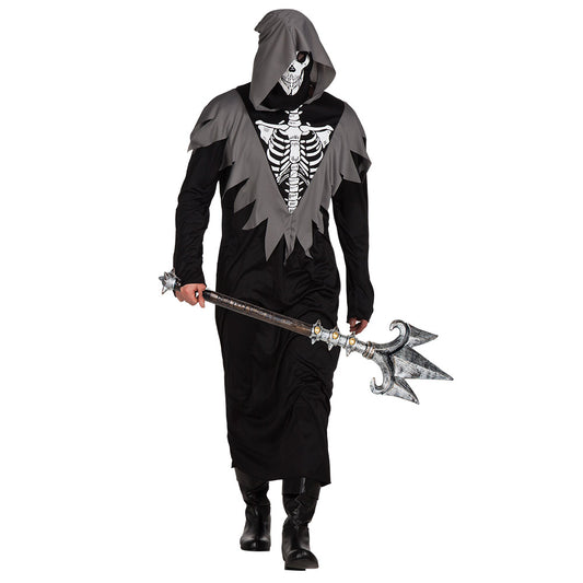 Déguisement Faucheuse Squelette Noir - Costume Halloween Adulte
