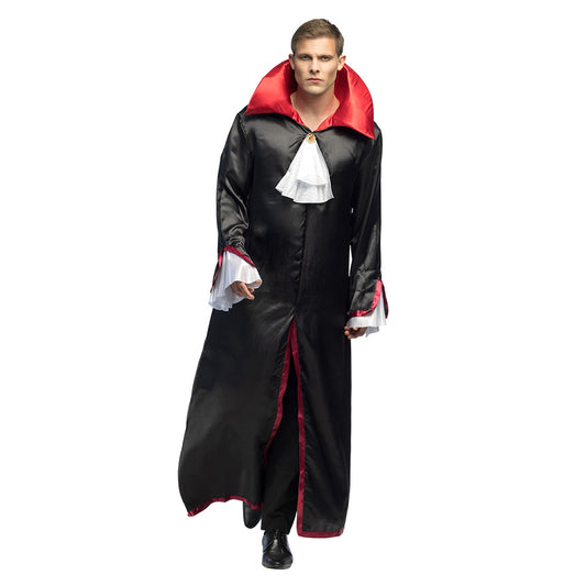 Cape Vampire Noir et Rouge - Déguisement Dracula Adulte