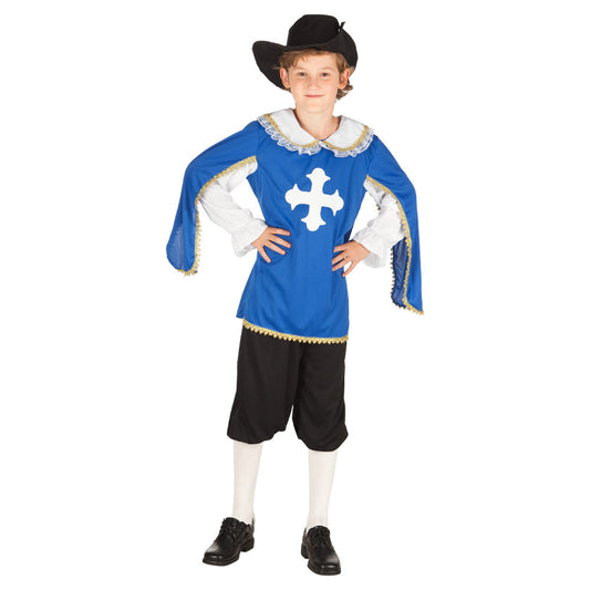 Déguisement Prince Bleu Médiéval Enfant - Cape et Chapeau