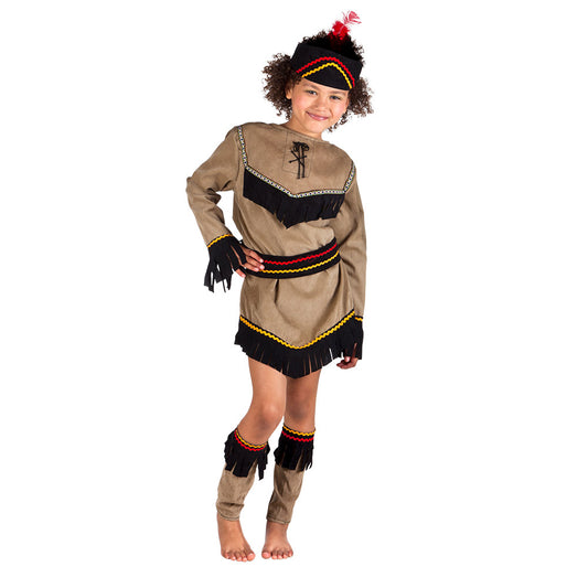 Déguisement Indienne Enfant - Costume Amérindien Fille