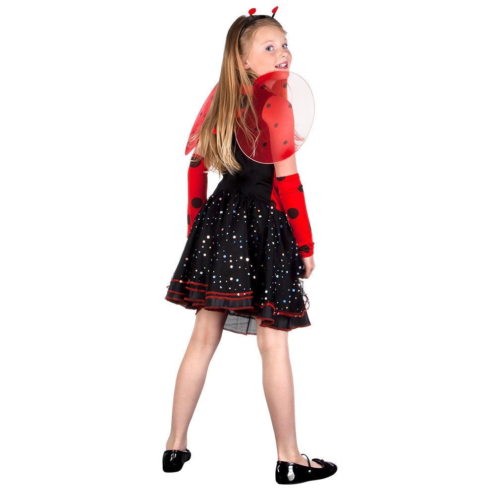 Déguisement Coccinelle Enfant - Costume Complet avec Ailes