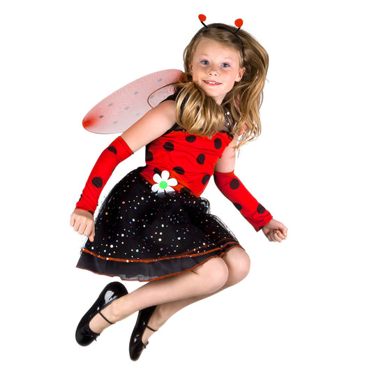 Déguisement Coccinelle Enfant Complet avec Ailes et Accessoires