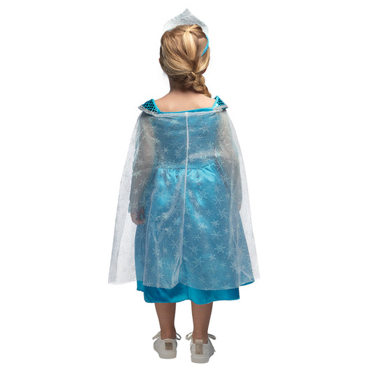 Déguisement Princesse Reine des Neiges Fille - Cape et Tiare