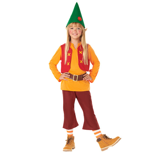 Déguisement Lutin Vert et Orange Enfant - Costume Festif