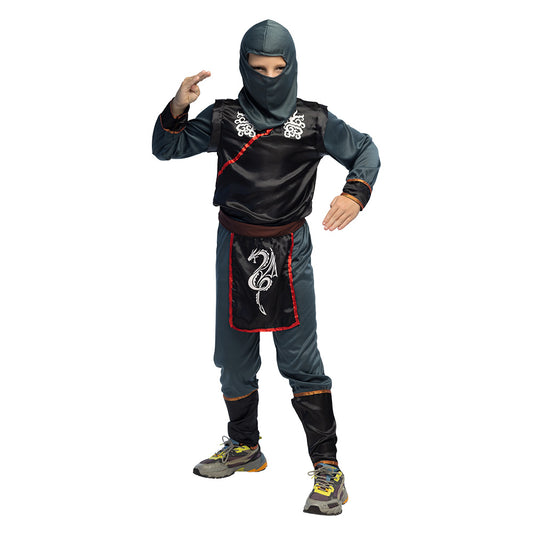 Déguisement Ninja Enfant - Costume Samouraï Complet avec Masque