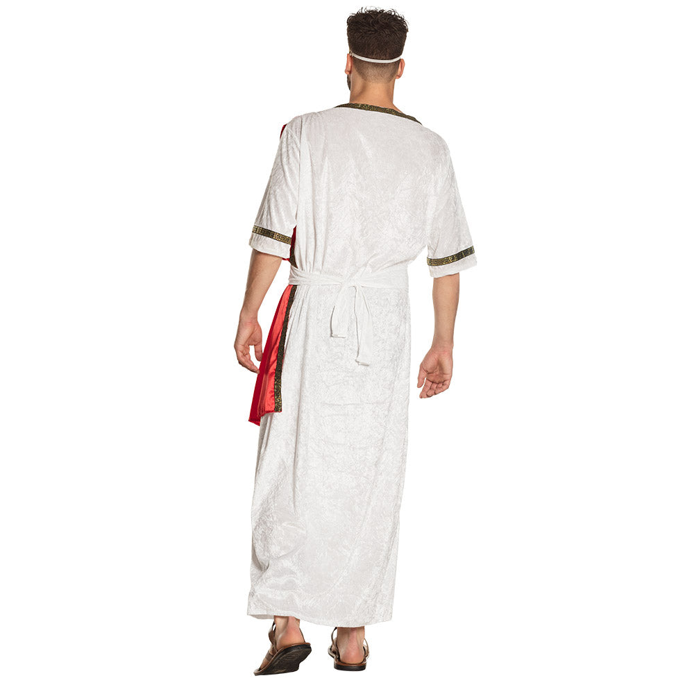 Déguisement Romain Antique Blanc et Rouge Luxe