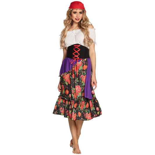 Déguisement Gitane Espagnole Flamenco Femme - Costume Complet