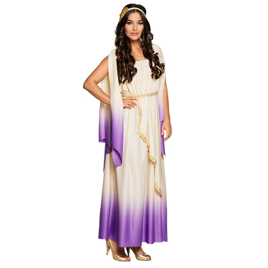 Déguisement Déesse Grecque Dégradé Violet Femme