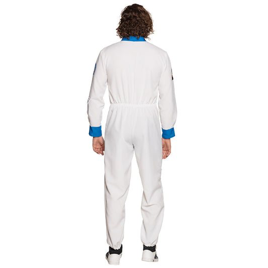 Combinaison Astronaute Blanc Bleu - Déguisement Spaceman