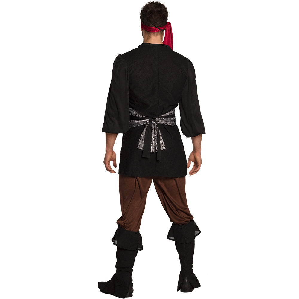Déguisement Pirate Noir - Costume Adulte Complet avec Accessoires