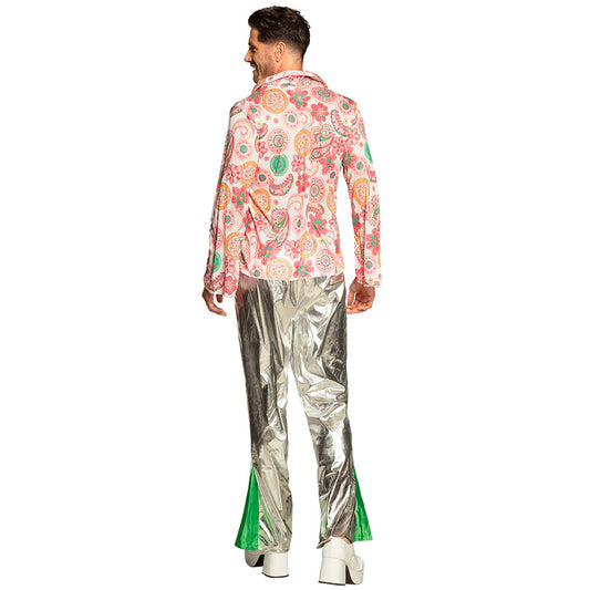 Déguisement Disco Années 70 Homme Coloré Paillettes