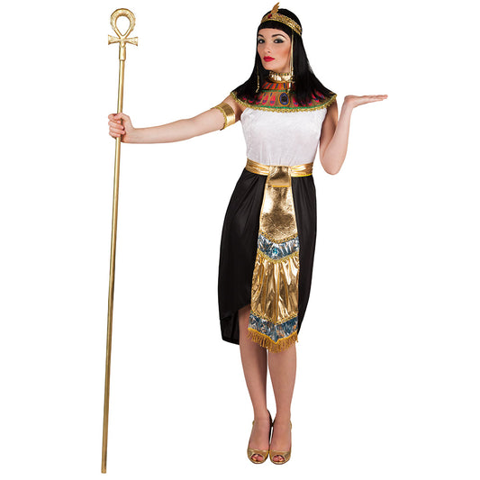 Déguisement Cléopâtre Égyptienne Luxe Adulte avec Sceptre
