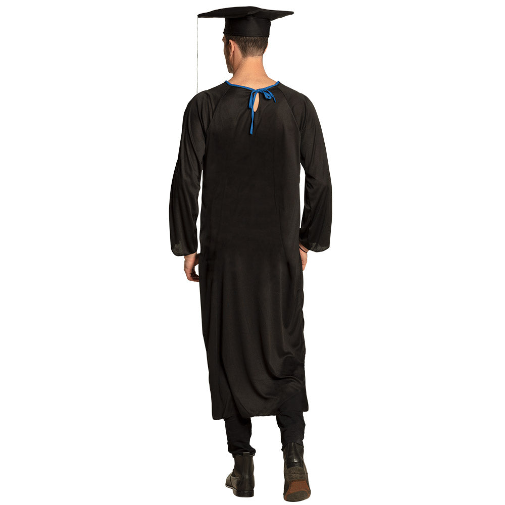 Toge de Graduation Noir avec Mortier Académique